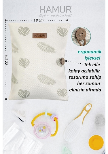 Hamur Melis Bebek Bakım Çantası Organizer Çok Renkli