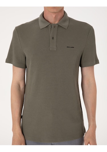 Pierre Cardin Erkek Haki Tişört 50309946-vr027 Haki