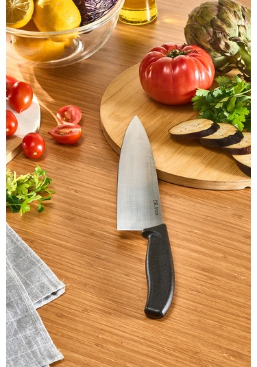 Dr. Inox Şef Bıçağı 33 Cm Siyah Siyah