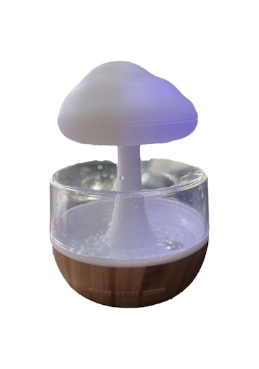 Ximistore9 Ev Ve Ofis Kullanımı İçin Pratik Beyaz Gürültü Nemlendirici, Renkli Mantar Bulut Gece Lambası Ve Aromaterapi Cihazı.