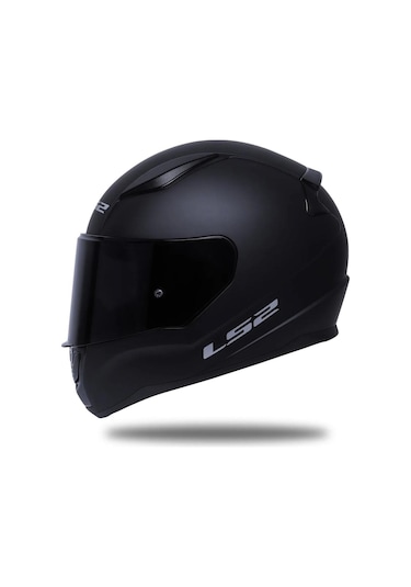 Ls2 Rapid Siyah Vizörlü Kapalı Motosiklet Kaskı Mat Siyah