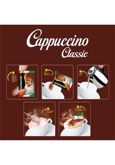 Mahmood Cappuccino Çikolata Parçacıklı 20 x 25 G
