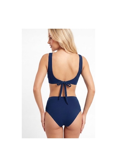 Nbb Bayan Burgulu Model Bikini Mayo 51674 Lacivert
