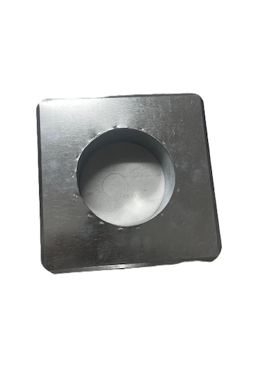 Konteyner Soba Boru Çıkış Zıvanası Kare İzocamsız 13cm 20x20