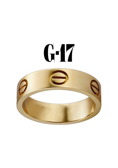 X-Lady Accessories Düz Yüzük Gold Renk 17  Numara Çok Renkli