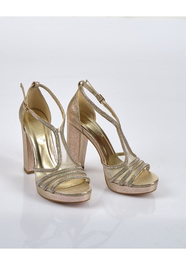 Natty Shoes Altın Kadın Ayakkabı 20119671 001