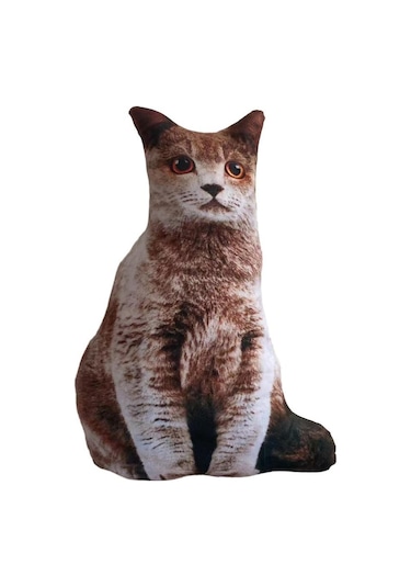 Suntek 3d Simülasyon Kedi Peluş Oyuncak Gerçekçi Sevimli