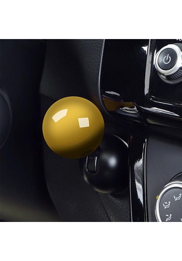 Shineyee Zink Alyuminyum Araba Başlatma Düğmesi Rocker - Isı Direnci, Dayanıklı Boya, Retro Stili, Kolay Kurulum Sarı