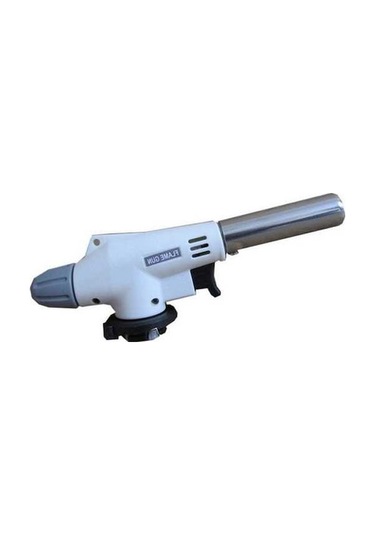 Createtech Gaz Meşalesi Alev Tabancası Bütan Otomatik Ateşleme Pişirme Lehimleme Isıtma Kaynak Araçları Çok Renkli Çok Renkli