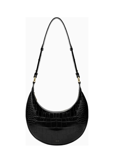 Jw Pei Carly Saddle Bag Vegan Deri Omuz Çantası Siyah - 1. Stil