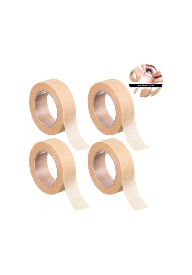 Mufunye Cilt Tonu Mikroporlu Nonwoven Bant - Yara Bakımı, Sarılık, Spor Yaraları İçin Elastik, Nefes Alır 1.25cmx4.5m 4'lü Paket