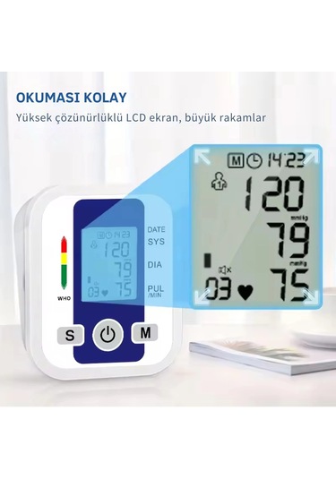 Shopytech Akıllı Üst Koldan Ölçer Tansiyon Aleti