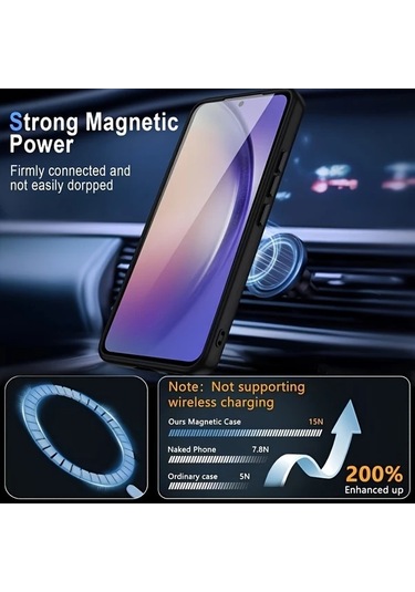 Motion003 Xiaomi 14t Pro Siyah Manyetik Koruyucu Kılıf Mi 14t Pro Armor Funda Şeffaf Mat Darbeye Dayanıklı