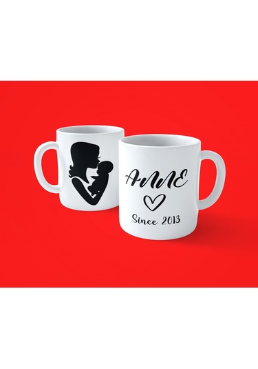 Annelere Özel Baskılı Kupa Bardak