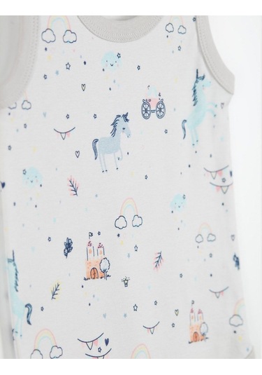 Çimpa Panolino 2'li Bebek Body 20780 Gri