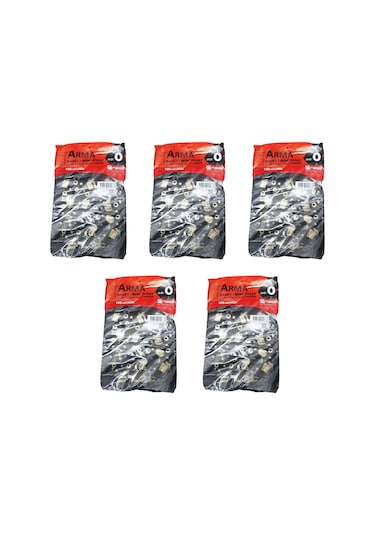 Arma Baskılı Mini Blok Poşet Torba No: 0 Siyah 5 x 100'lü 20 x 30 CM