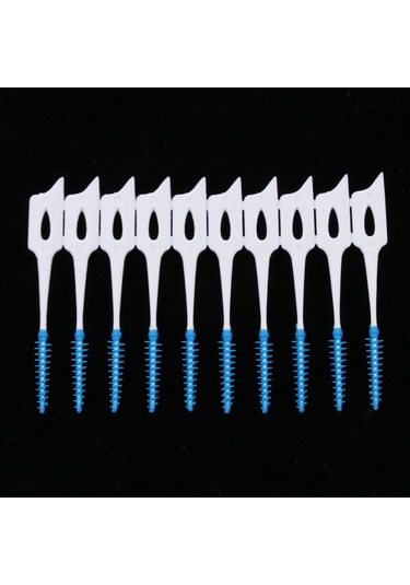 Suntek 40x Silikon Diş Arası Kürdan Ipi Temiz Fırça Ağız Bakımı