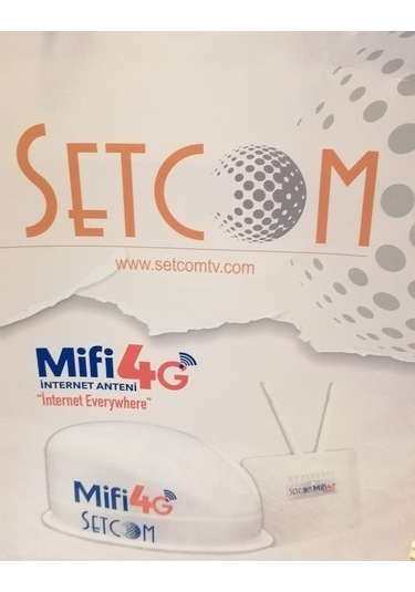 Setcom Karavan Ve Tekneler İçin Setcom 4g Mifi Sinyal Güçlendirici İnter