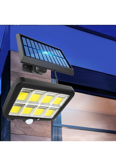 Homyl Pır Hareket Sensörü Bahçe Duvar Lambası Sokak Uzaktan 160cob Diğer