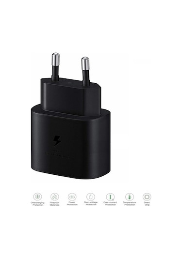 Samsung Galaxy A36 5g Uyumlu Type-c Ultra Hızlı Şarj Cihazı 22.5w 3.0 Amper Şarj Başlığı Adaptör