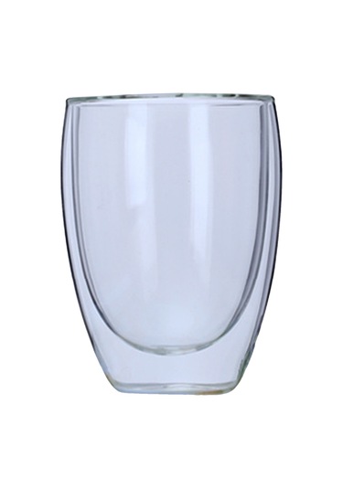 Xiyyadms 350ml Borosilikat Cam, Isı Dayanıklı Çift Duvarlı, Soğuk-ısıtma Saklar, Ev-ofis Restoran Kullanıma Uygun