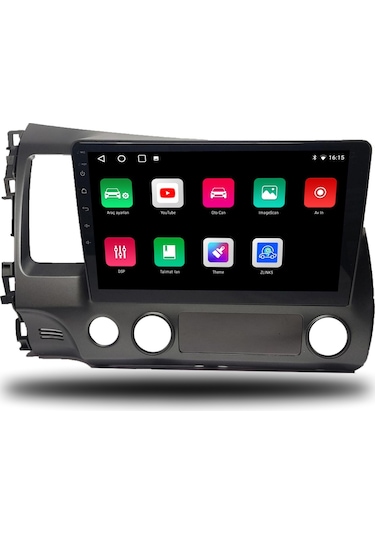 Avaydel Honda Civic FD6 Android Carplay Multimedya 2007-2011 8GB RAM + 128GB Hafıza + 4 Çekirdek