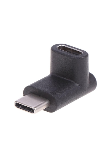 Lunatic 6044 Type C Dişi Erkek 90 Derece Dirsek 2in1 Çevirici Dönüştürücü Adaptör