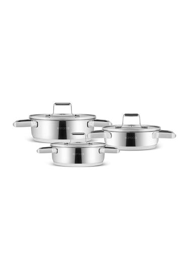 Karaca Valora 6 Parça Çelik Sahan Seti