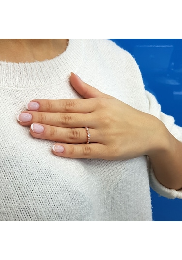 Lova 0,12 Karat Pırlanta Tria Yüzük - 1010277
