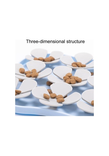 Dm Çiçek Şekilli Silikon Kedi Köpek Yalama Kabı, Boğulma Önleyici Vantuzlu Mama Matı Fda Sertifikalı