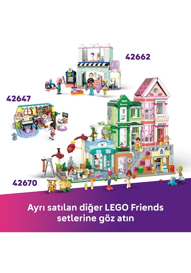 LEGO® Friends Autumn’un Odası 42646 - 6 Yaş ve Üzeri Çocuklar için Mini Bebek İçeren Yaratıcı Oyuncak Yapım Seti (222 Parça)