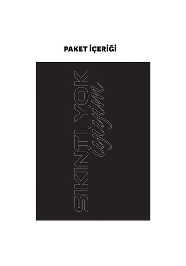 Sıkıntı Yok İyiyim Araç Sticker 21x29 Cm, Oto Sticker, Araba Sticker