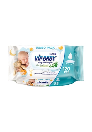 Bebiko Jumbo Pack Kremli Islak Mendil 120 Adet X 6 6'lı Set