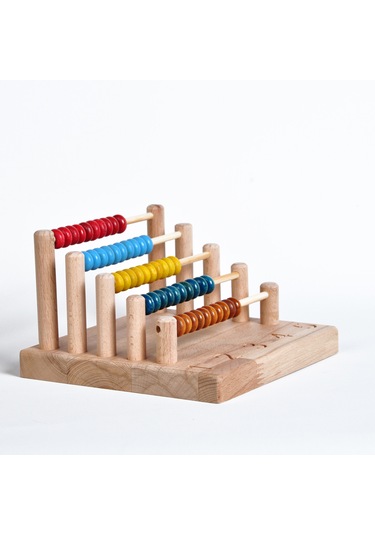 El Yapımı Ahşap Abaküs: Çocuklar İçin Zeka Geliştirici Eğitici Oy