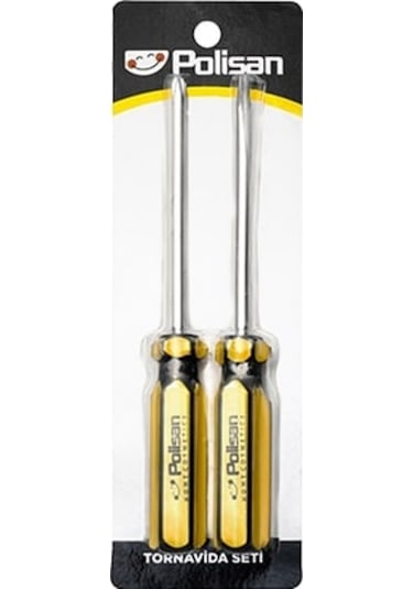 Polisan 2'li Tornavida Seti Düz Ve Yıldız