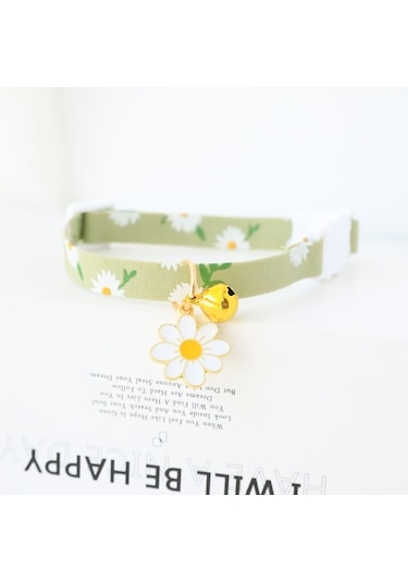 Geeksen Küçük Kedi Köpekler İçin Güvenli Kanca Çiçekli Bilezik, Çift Katlı Gelişmiş Model, Pembe, S 18-30cm , Günlük Kullanım İçin Dayanıklı Züccaciye Aksesuarı