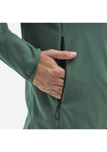 Millet Ubıc Lgrıd Jkt Erkek Polartec Ceket Tam Fermuar Mıv10448 N4238 Yeşil