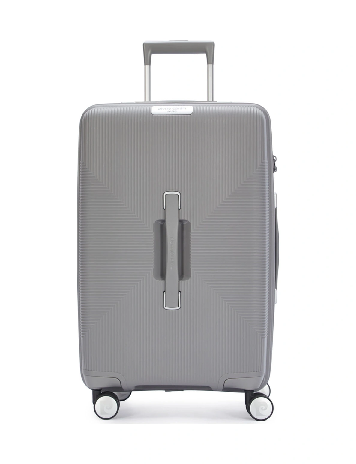 Pierre Cardin Orta Ve Kabin Boy 2'li Set %100 Polipropilen Valiz Gri 04pc7080 Gri