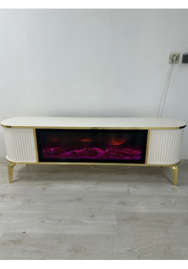 Şömineli Tv Sehpası