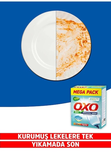 Oxo 360 Adet Bulaşık Makinesi Tableti Mega Paket Deterjan Hepsi B
