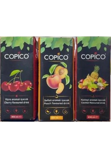 Copico Şeftali Aromalı İçecek 27 x 200 ML