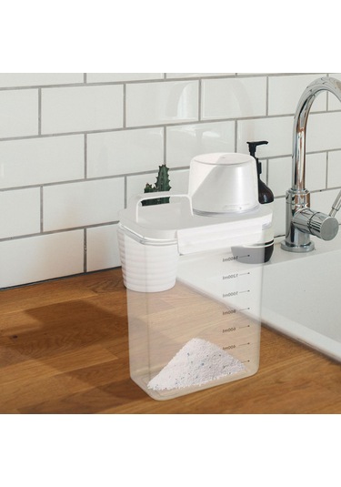 Suntek Çamaşır Tozu Konteynerleri Tuvalet Için Berrak 1800ml 1800ml Diğer