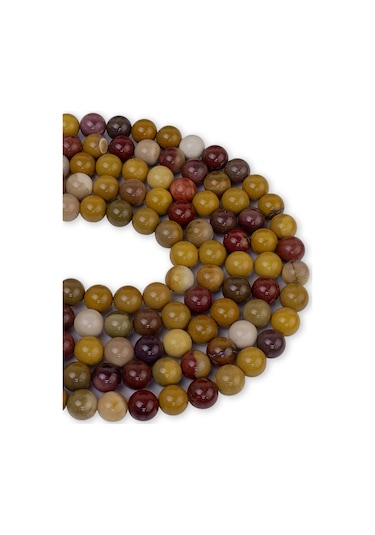 8 Mm Monkay Jasper Taşı Dizi Çok renkli