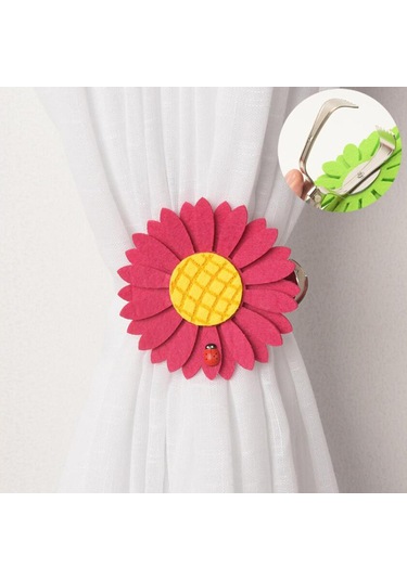 Suntek Magideal 1 Çift Örtü Kravat Arkalıkları Pencere Gül-klipsi