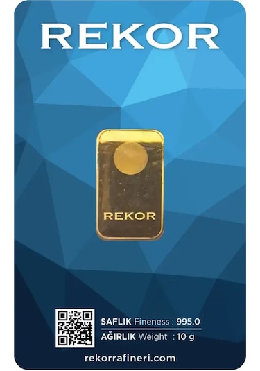 Rekor 10 Gr Külçe Altın