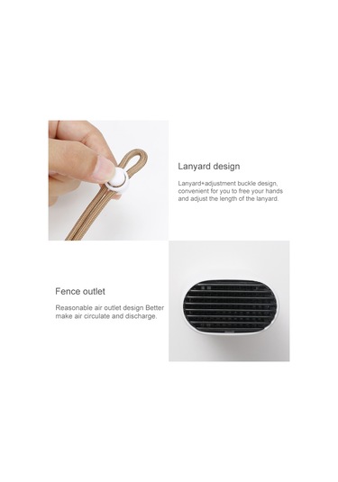 He-k001 Asılı Boyun Negatif Usb Şarj Edilebilir İyon Hava Temizleme Cihazı Taşınabilir Ev Formaldehit Giderme Taşınabilir Arıtma Siyah