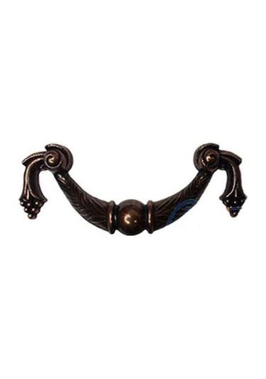 Dekoratif Zamak Üzümlü Kulp - 64mm, Eskitme, 1 Adet