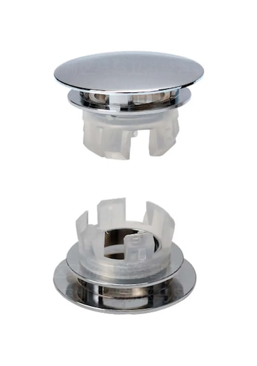 Comfıamo Lavabo İçin Taşma Tıpası, 2 Adet 372555062 Krom