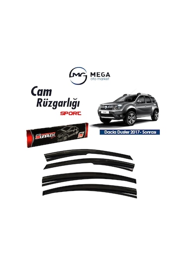 Dacia Duster 2017- Sonrası Mugen Tip Cam Rüzgarlık Sunplex