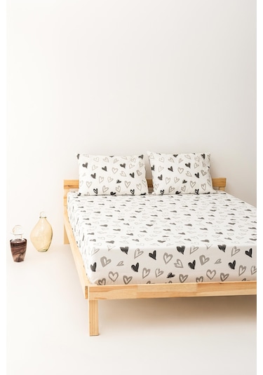 Soley Mix & Match Lover %100 Pamuk Tek Kişilik Çarşaf Seti